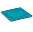 Messy Mutts Tapis D alimentation En Silicone Avec Cadre Et Bol Intégré 10 x10  - Bleu For Discount