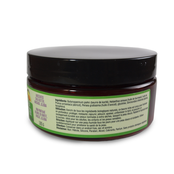 Avocado-Shea-Jojoba - Body Butter- Unscented Fashion