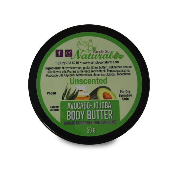 Avocado-Shea-Jojoba - Body Butter- Unscented Fashion