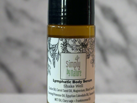 Lymphatic Body Serum                  Size: 2oz glass roller Sale