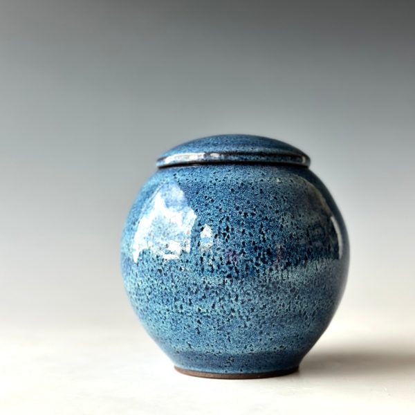 Lidded Jar in Blue Online