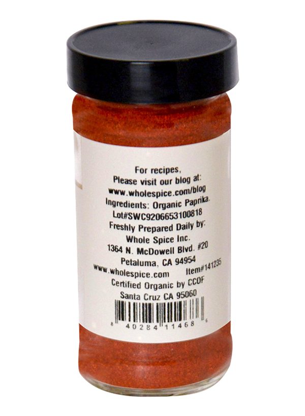 Paprika Organic Supply