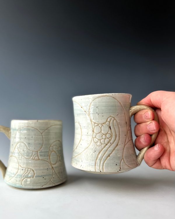 Doodles in Blue Mug Collection Online now