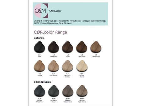 CØR.color Paper Shade Chart Hot on Sale